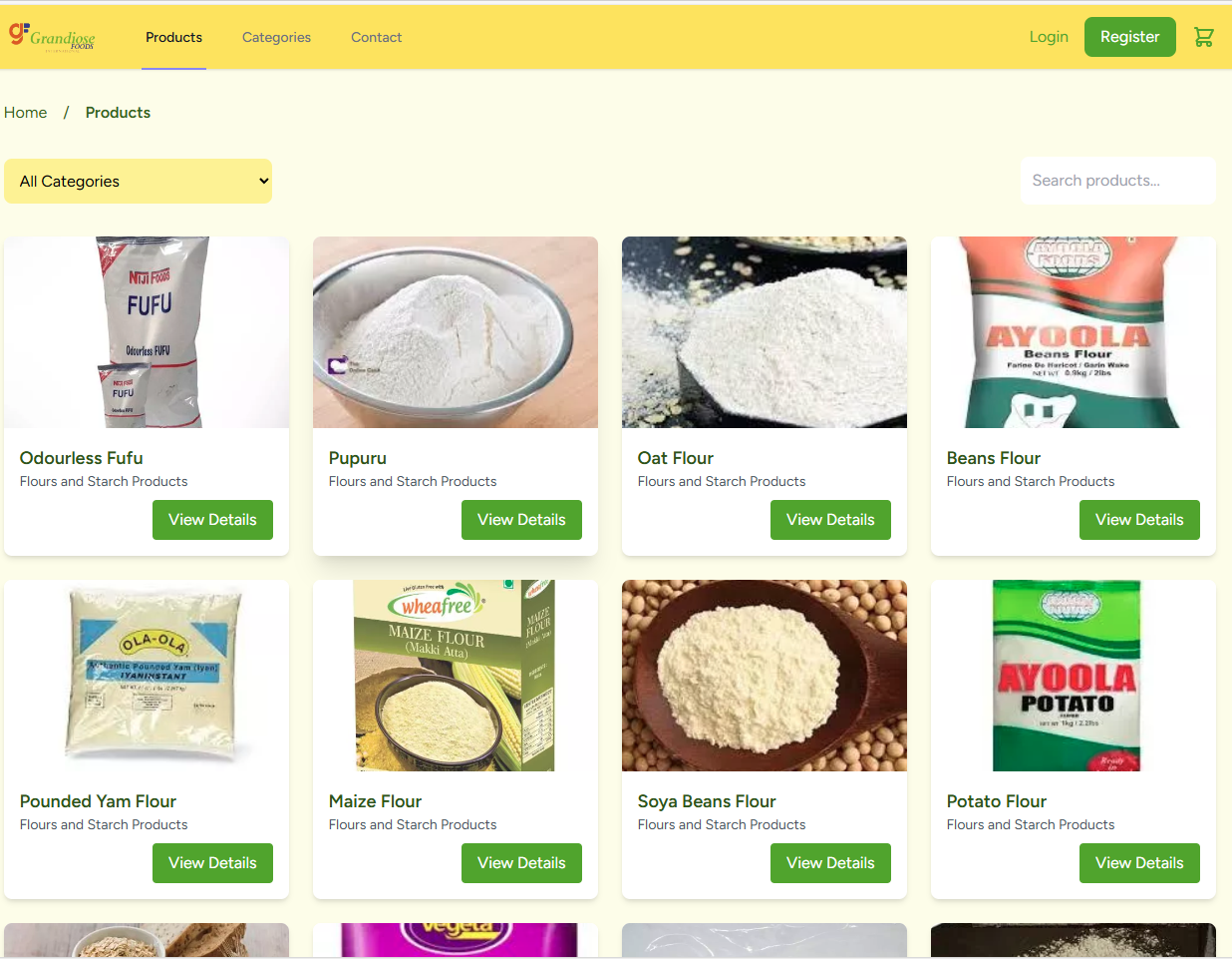 E-commerce Site Gallery