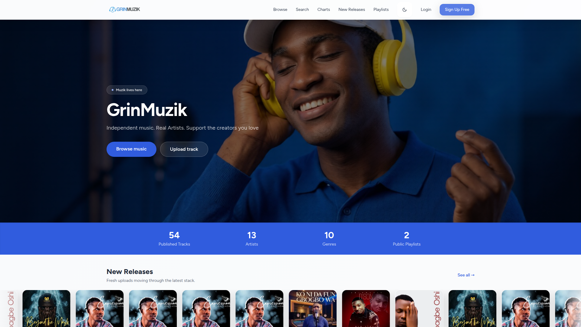 Music Streaming Portal